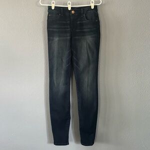 INC International Concepts Blue Stonewashed Skinny Stretch Jeans Womens Size 6